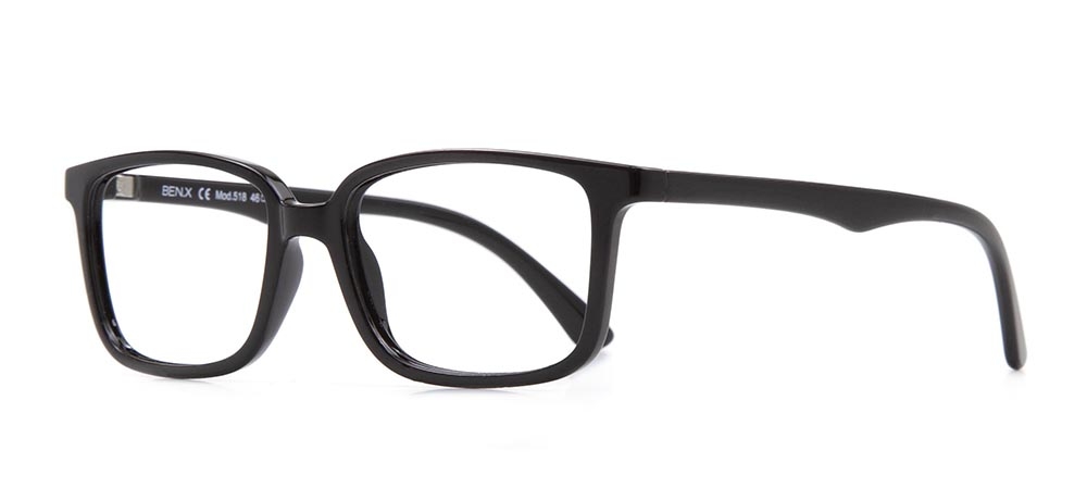 BENX BXGRL518-06 Optik Çocuk Erkek,Kadın,Unisex Köşeli Çerçeveli Grilamid (TR90)