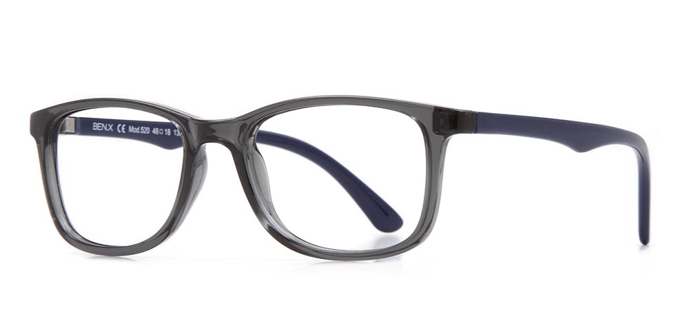 BENX BXGRL520-05120 Optik Çocuk Erkek,Kadın,Unisex Köşeli Çerçeveli Grilamid (TR90)