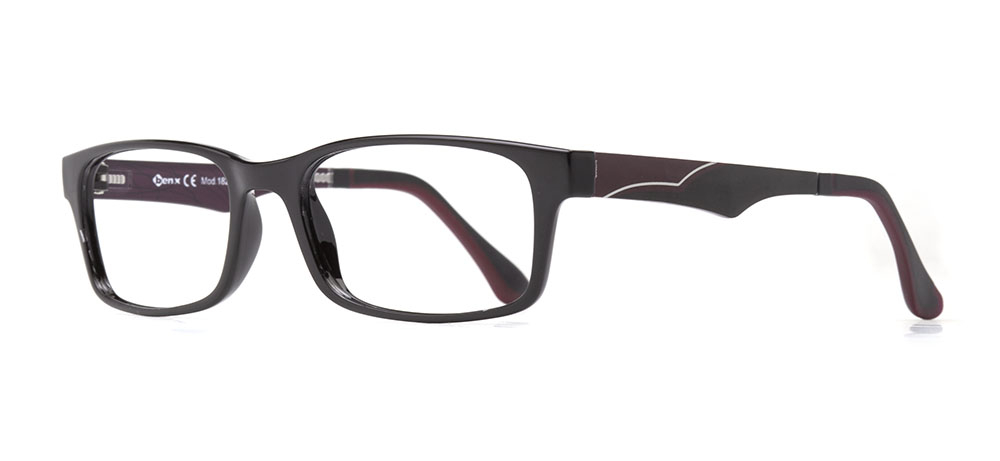 BENX BXTR90 182-06 Optik Genç,Yetişkin Erkek,Kadın,Unisex Köşeli Çerçeveli Grilamid (TR90)