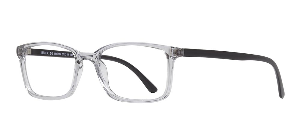 BENX CLASSIC BXGRL119-20506 Optik Genç Erkek Köşeli Çerçeveli Grilamid TR90