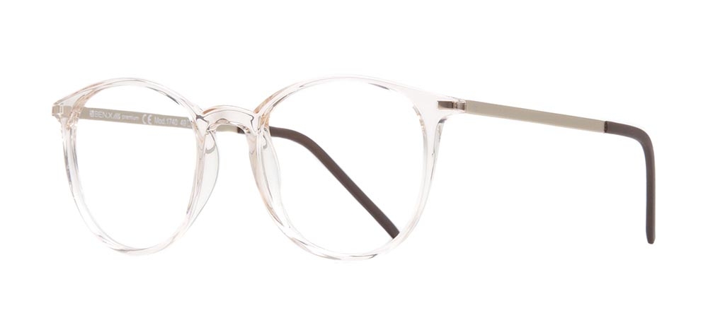 BENX PREMIUM BXPRM 1740-177 Optik Genç Erkek,Kadın,Unisex Yuvarlak Çerçeveli Grilamid (TR90)