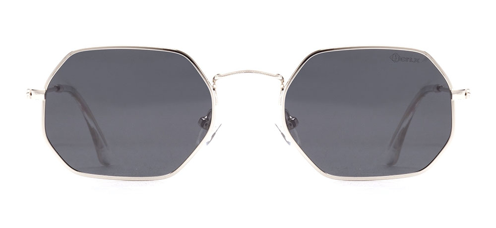 BENX SUNGLASSES BXGÜNŞ ITH 8011.52-C.05 Güneş Genç Erkek,Kadın,Unisex Geometrik Çerçeveli Metal Polarize