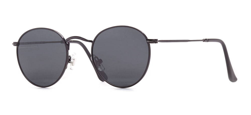 BENX SUNGLASSES Güneş Genç Unisex Yuvarlak Çerçeveli Metal Polarize BXGÜNŞ 8006.46-C.06 FN