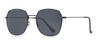 BENX SUNGLASSES - BENX SUNGLASSES Güneş Genç Kadın Geometrik Çerçeveli Metal Polarize BXGÜNŞ 8010.52-C.06 FN (1)