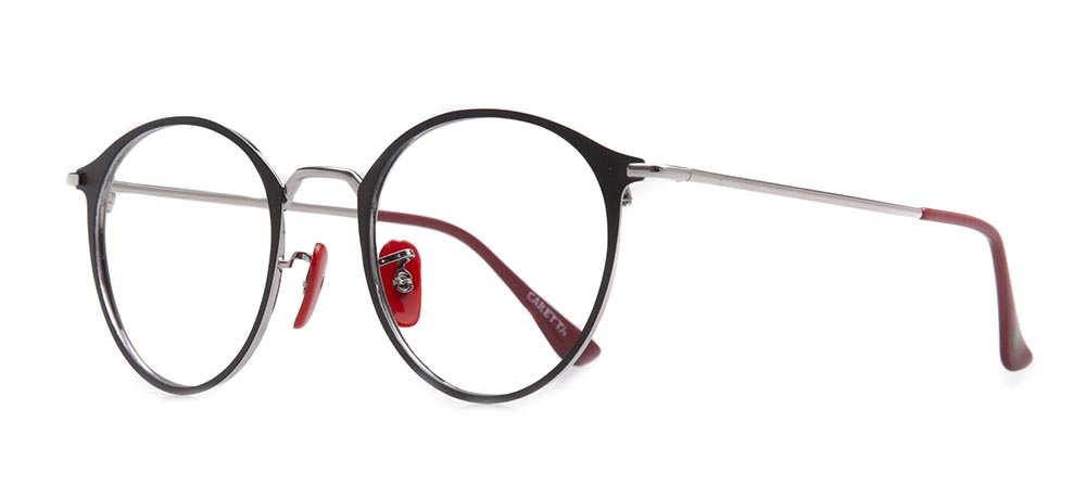 CARETTA CRTTA 7575-C3 Optik Genç Erkek,Kadın,Unisex Oval Çerçeveli Metal