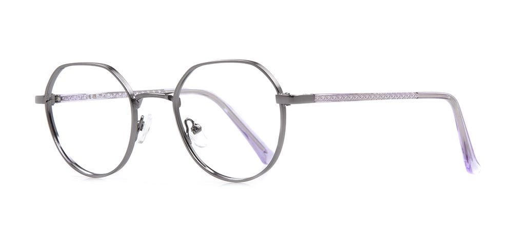 CARETTA CRTTA 7884-C.02 Optik Genç Kadın Geometrik Çerçeveli Metal