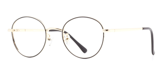 CARETTA CRTTA MTL 7509-C.05 Optik Çocuk Erkek,Kadın,Unisex Yuvarlak Çerçeveli Metal - Thumbnail