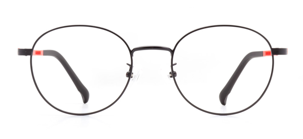 CARETTA CRTTA MTL 7524-C.01 Optik Genç Erkek,Kadın,Unisex Oval Çerçeveli Metal