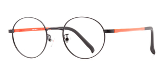 CARETTA CRTTA MTL 7525-C.01 Optik Çocuk Erkek,Kadın,Unisex Oval Çerçeveli Metal - Thumbnail