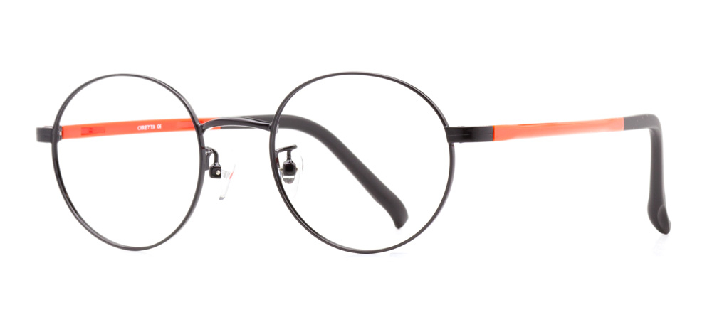 CARETTA CRTTA MTL 7525-C.01 Optik Çocuk Erkek,Kadın,Unisex Oval Çerçeveli Metal