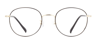 CARETTA CRTTA MTL 7539-C.02 Optik Genç Erkek,Kadın,Unisex Oval Çerçeveli Metal - Thumbnail