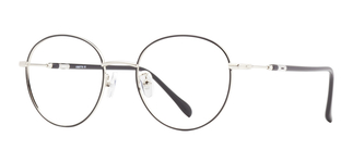 CARETTA CRTTA MTL 7540-C.03 Optik Genç Erkek,Kadın,Unisex Oval Çerçeveli Metal - Thumbnail