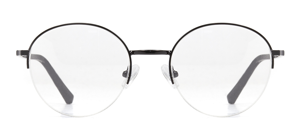 CARETTA CRTTA MTL 7552-C.02 Optik Genç,Yetişkin Erkek,Kadın,Unisex Oval Yarım Çerçeveli Metal