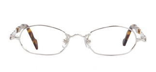 ROCOCO - ROCOCO ROC 3209-01 Optik Yetişkin Kadın Oval Çerçeveli Metal